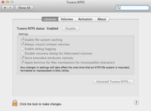 Tuxera NTFS Crack for MAC